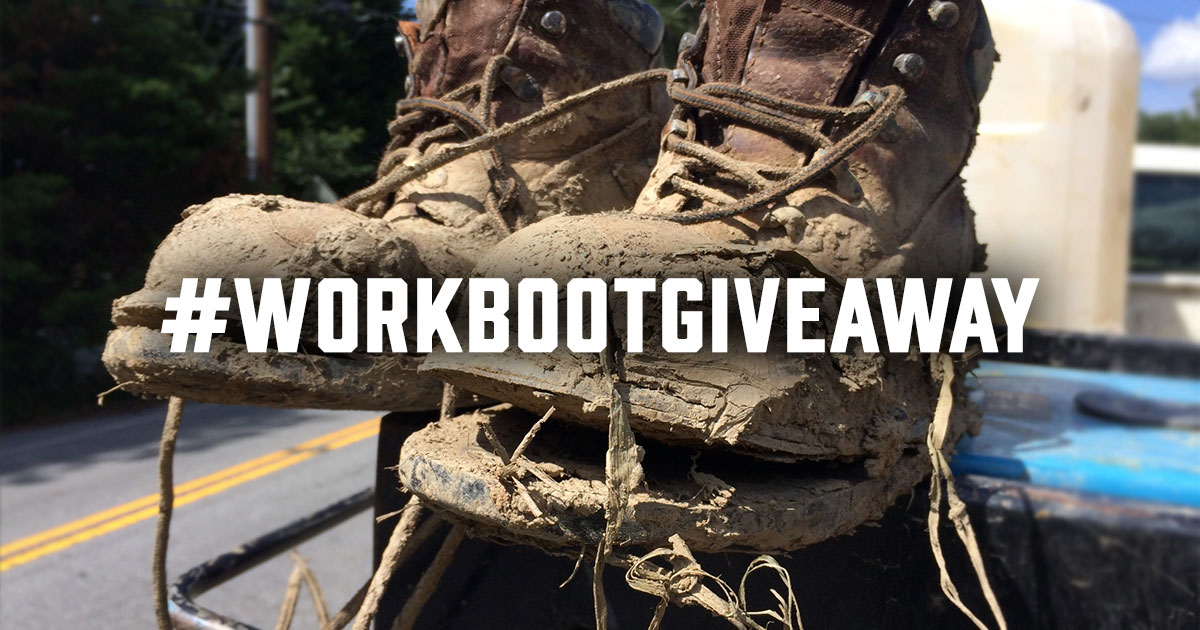 #workbootgivaway